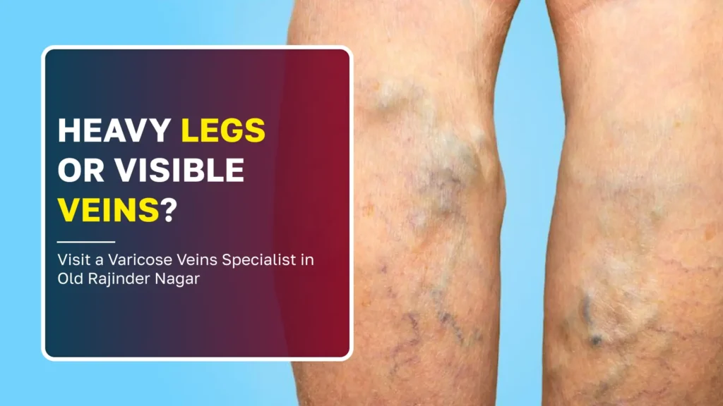 Heavy Legs or Visible Veins? Visit a Varicose Veins Specialist in Old Rajinder Nagar