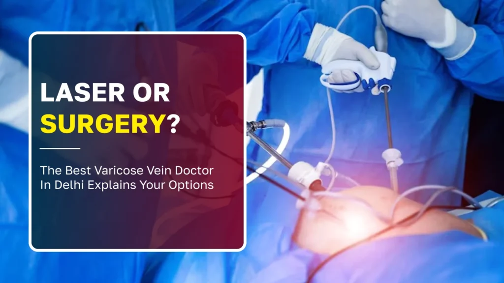 Laser or Surgery? The Best Varicose Vein Doctor In Delhi Explains Your Options
