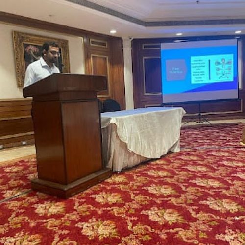 Dr. Nikhil performing vascular surgery